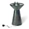Glitzhome® 27.5" LED Bird Pedestal Ceramic Fountain